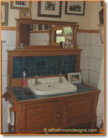Repurposed Bathroom Cabinet vintage bathroom vanity
