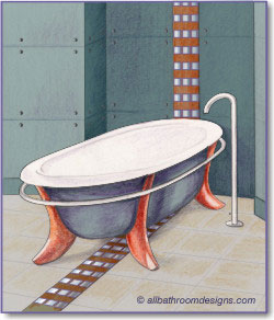 bathroom tile patterns