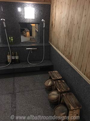 Japanese Bath Ritual japanese bathroom shower area