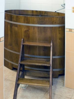 Japanese Freestanding Tub wooden bath tub