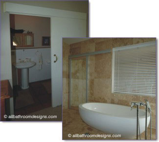 bathroom sliding doors