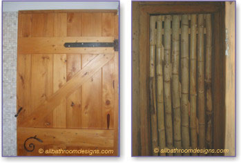 rustic bathroom decorating
